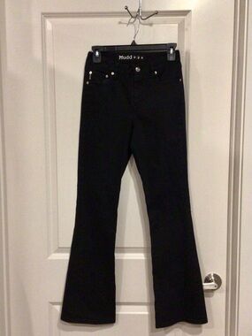 Y2K Mudd Black High Waisted Flair Jeans